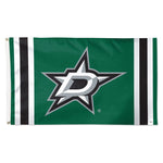 Dallas Stars V STRIPE Flag - Deluxe 3' X 5'