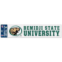 Wholesale-Bemidji State Beavers Perfect Cut Decals 4" x 17"