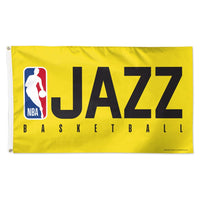 Utah Jazz Team Board Flag - Deluxe 3' X 5'