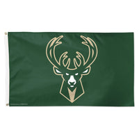 Milwaukee Bucks Primary green Flag - Deluxe 3' X 5'