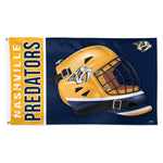 Nashville Predators Mask Flag - Deluxe 3' X 5'