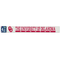 Wholesale-Oklahoma Sooners Perfect Cut Decals 2" x 17"