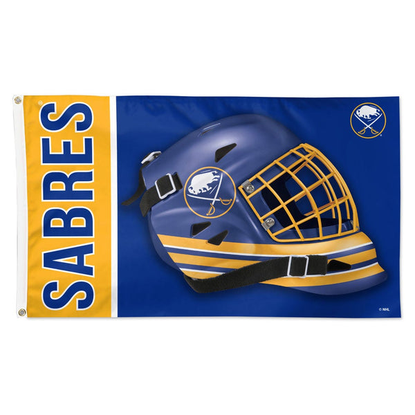 Buffalo Sabres mask Flag - Deluxe 3' X 5'