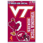 Wholesale-Virginia Tech Hokies Multi-Use Decal 11" x 17"