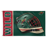 Minnesota Wild Mask Flag - Deluxe 3' X 5'