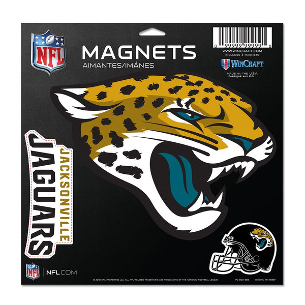 Jacksonville Jaguars Vinyl Magnet 11" x 11"