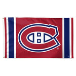 Montreal Canadiens V STRIPE Flag - Deluxe 3' X 5'