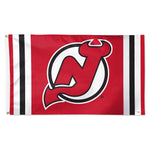 New Jersey Devils V STRIPE Flag - Deluxe 3' X 5'