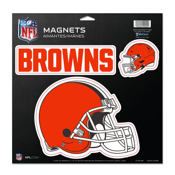 Cleveland Browns Vinyl Magnet 11" x 11"