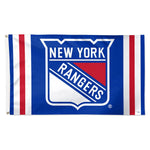 New York Rangers V STRIPE Flag - Deluxe 3' X 5'