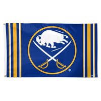 Buffalo Sabres V STRIPE Flag - Deluxe 3' X 5'