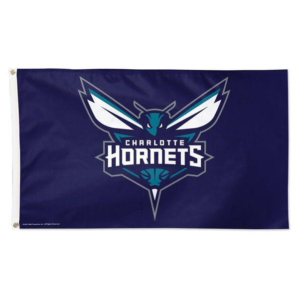 Charlotte Hornets purple Flag - Deluxe 3' X 5'