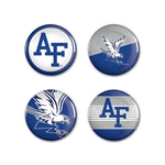 Air Force Falcons Button 4 Pack 1 1/4" Rnd