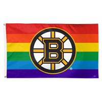 Boston Bruins PRIDE Flag - Deluxe 3' X 5'