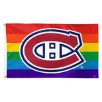 Montreal Canadiens PRIDE Flag - Deluxe 3' X 5'