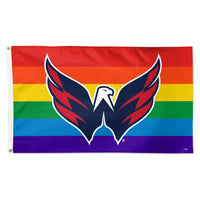 Washington Capitals PRIDE Flag - Deluxe 3' X 5'