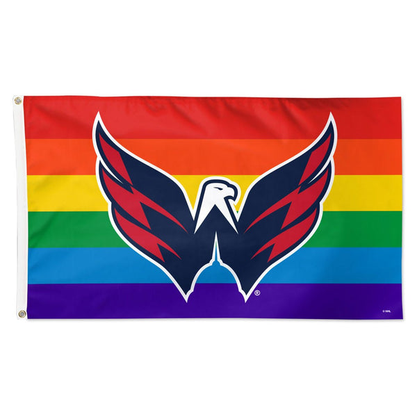 Washington Capitals PRIDE Flag - Deluxe 3' X 5'