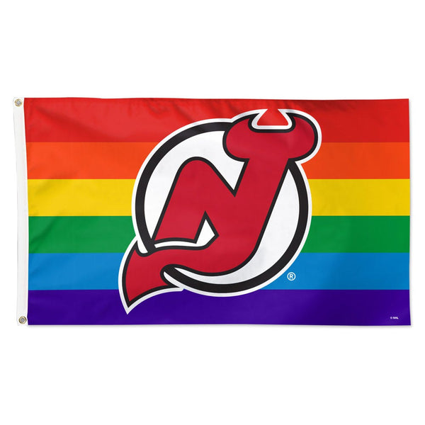 New Jersey Devils pride Flag - Deluxe 3' X 5'