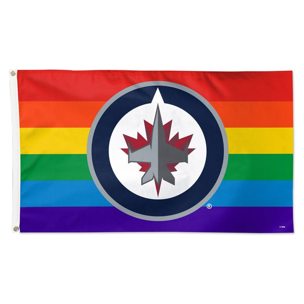 Winnipeg Jets PRIDE Flag - Deluxe 3' X 5'