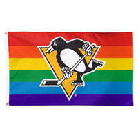 Pittsburgh Penguins PRIDE Flag - Deluxe 3' X 5'