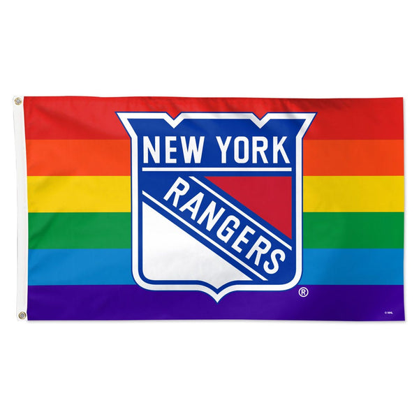 New York Rangers PRIDE Flag - Deluxe 3' X 5'