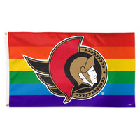 Ottawa Senators PRIDE Flag - Deluxe 3' X 5'