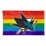 San Jose Sharks PRIDE Flag - Deluxe 3' X 5'