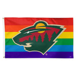 Minnesota Wild PRIDE Flag - Deluxe 3' X 5'