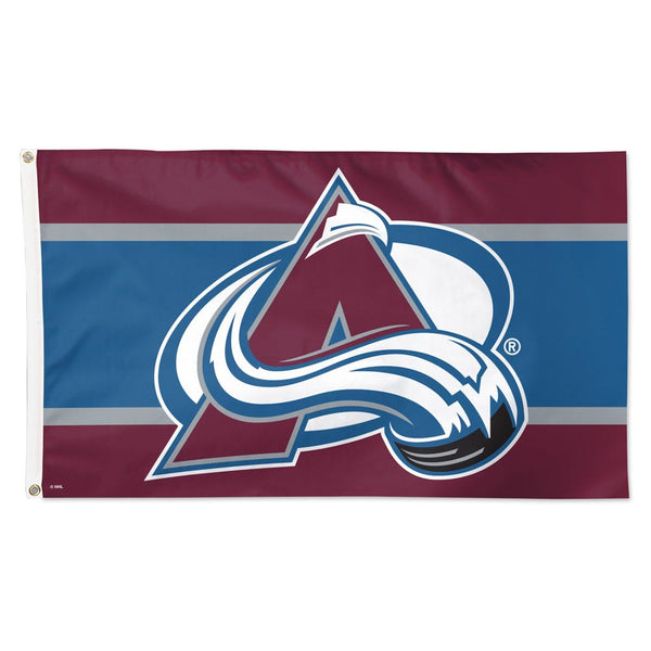 Colorado Avalanche HSTRIPE Flag - Deluxe 3' X 5'