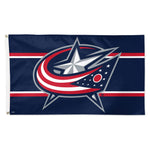 Columbus Blue Jackets H STRIPE Flag - Deluxe 3' X 5'