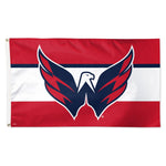 Washington Capitals H STRIPE Flag - Deluxe 3' X 5'