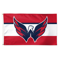 Washington Capitals H STRIPE Flag - Deluxe 3' X 5'
