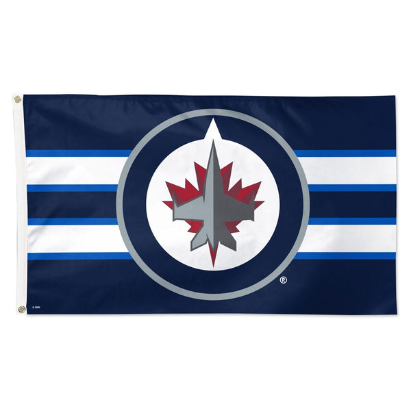 Winnipeg Jets H STRIPE Flag - Deluxe 3' X 5'