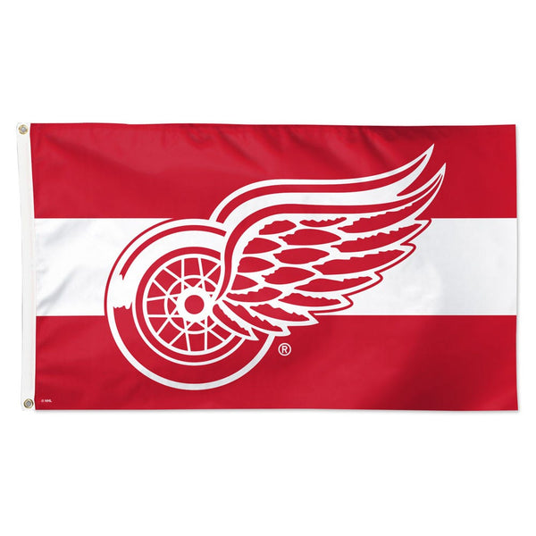 Detroit Red Wings H STRIPE Flag - Deluxe 3' X 5'