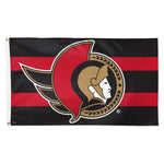 Ottawa Senators H STRIPE Flag - Deluxe 3' X 5'