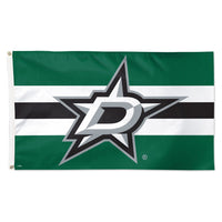 Dallas Stars H STRIPE Flag - Deluxe 3' X 5'