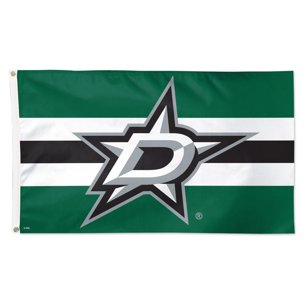 Dallas Stars H STRIPE Flag - Deluxe 3' X 5'