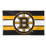 Boston Bruins H STRIPE Flag - Deluxe 3' X 5'