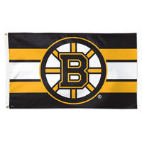 Boston Bruins H STRIPE Flag - Deluxe 3' X 5'