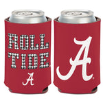 Alabama Crimson Tide /Houndstooth SLOGAN Can Cooler 12 oz.