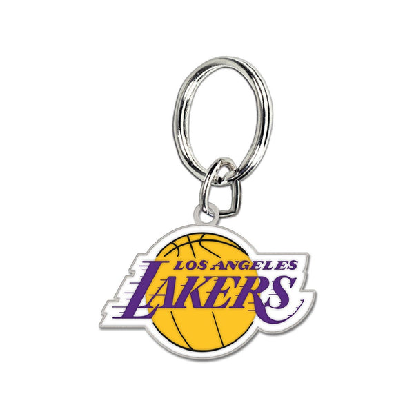 Los Angeles Lakers Cloisonne Key Ring Carded