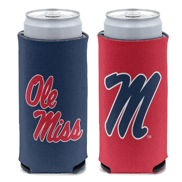 Wholesale-Ole Miss Rebels 12 oz Slim Can Cooler