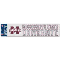 Mississippi State Bulldogs Perfect Cut Decals 4" x 17"