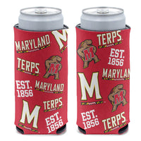 Maryland Terrapins 12 oz Slim Can Cooler