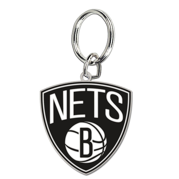 Brooklyn Nets Cloisonne Key Ring Carded