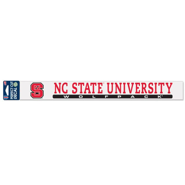 Wholesale-NC State Wolfpack Perfect Cut Decals 2" x 17"