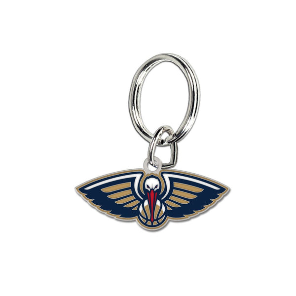 New Orleans Pelicans Cloisonne Key Ring Carded