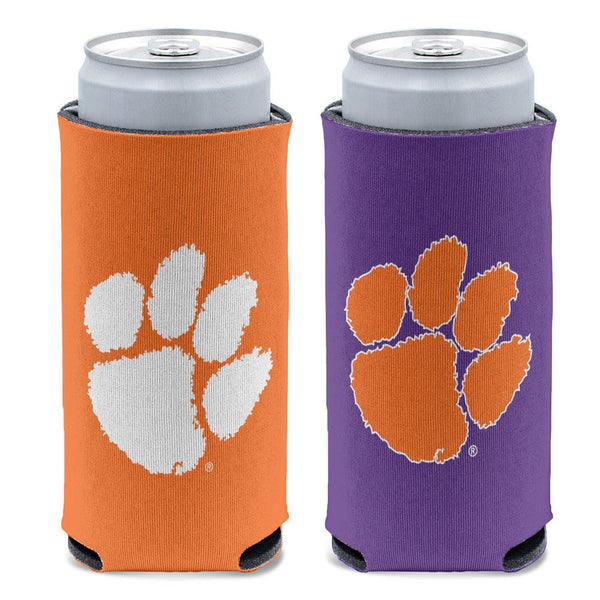 Clemson Tigers 12 oz Slim Can Cooler