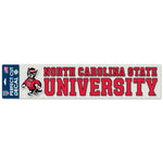 Wholesale-NC State Wolfpack Perfect Cut Decals 4" x 17"