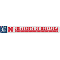Nebraska Cornhuskers Perfect Cut Decals 2" x 17"